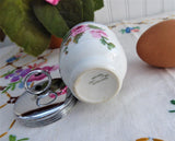 Egg Coddler Royal Worcester Single Unknown Floral Branch Pattern 1920-1930s 1 Egg