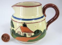 Mottware Pitcher Longpark Torquay Wookey Hole Help Youself 1930s Longpark