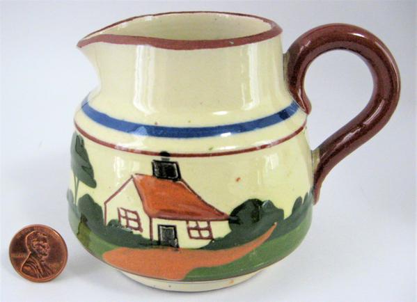 Mottware Pitcher Longpark Torquay Wookey Hole Help Youself 1930s Longpark