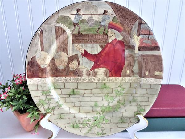 Royal Doulton Plate Ingoldsby Legends Noke 1910s Jackdaw Of Rheims