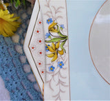 Shelley Sandwich Cake Plate Art Deco Vogue Mode Shape 1940s Serving Plate