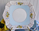 Shelley Sandwich Cake Plate Art Deco Vogue Mode Shape 1940s Serving Plate