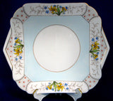 Shelley Sandwich Cake Plate Art Deco Vogue Mode Shape 1940s Serving Plate