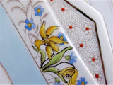 Shelley Sandwich Cake Plate Art Deco Vogue Mode Shape 1940s Serving Plate