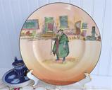 Royal Doulton Tony Weller 1950s Charger Plate Dickensware Pickwick Papers Noke