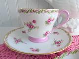 Shelley Bridal Rose Richmond Teacup Trio 1940-1966 Rose Spray