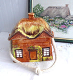 Biscuit Jar Cottageware English Thatched Vintage Price Kensington 1950s Kitsch