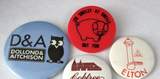 Lapel Badges England Pinback Buttons Collection Lot of 7 Cobtree Elton England 1930-1950