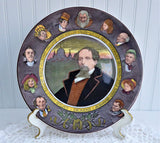 Royal Doulton Charles Dickens 1960s Charger Plate Dickensware Book Characters Noke