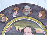 Royal Doulton Charles Dickens 1960s Charger Plate Dickensware Book Characters Noke