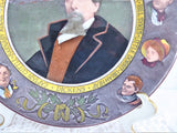 Royal Doulton Charles Dickens 1960s Charger Plate Dickensware Book Characters Noke