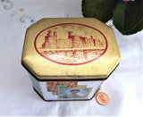 Tea Tin 1969 Investititure Of Prince Charles As Prince Of Wales Caenarvon Castle
