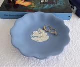 Bowl Wedgwood Blue Jasperware Candy Bowl 1970s Aurora And The Dawn Chariot Jasper