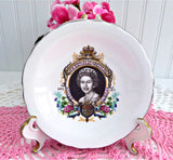 Queen Elizabeth II Silver Jubilee 1977 Souvenir Royal Grafton Small Dish Plate Bowl
