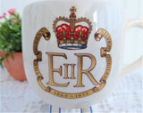 Walking Ware Mug Queen Elizabeth II 1977 Silver Jubilee Black Shoes Carlton Ware Rare