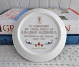 Pin Dish Queen Elizabeth II Silver Jubilee 1977 England Bone China Royal Sovenir