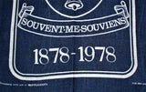 Tea Towel Oxford University Lady Margaret Hall 100 Years 1978 Linen