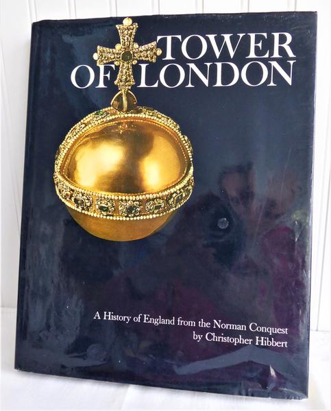 Book Tower Of London History Coffee Table Book 1978 Hardback With Dust Illustrated