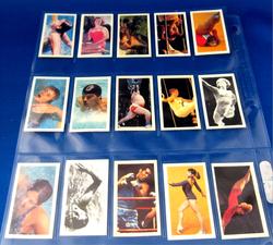 Tea Card Set Olympic Greats Brooke Bond 1979 Full Set 40 Full Set Archival Sleeve