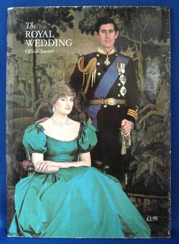 Charles Diana 1981 Royal Wedding Programme Fab Photos English Edition