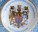 Charles And Diana Royal Wedding Pin Dish Tea Bag Holder 1981 Royal Souvenir