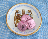 Charles And Diana Royal Wedding Pin Dish Tea Bag Holder 1981 Royal Souvenir