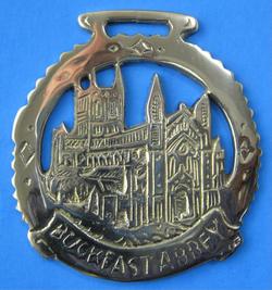 Horse Brass Buckfast Abbey Devon England Mint 2008 Historic Abbey