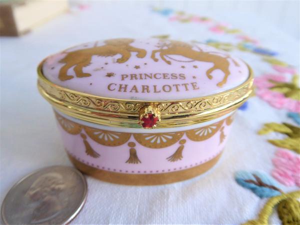 Birth of Princess Charlotte Trinket Box Numbered William Kate 2015 Royal Birth Buckingham Palace