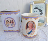 Commemorative Mug Queen Elizabeth II 1926-2022 Boxed English Bone China Royal Memorial