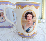 Commemorative Mug Queen Elizabeth II 1926-2022 Boxed English Bone China Royal Memorial