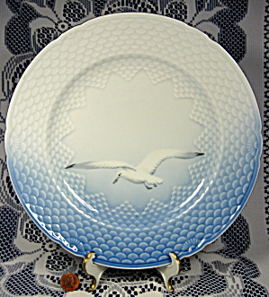 Bing And Grondahl Seagull Dinner Plate Bird Porcelain Blue (Image1)
