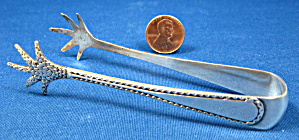 Feathered Claw End English Fancy Sugar Tongs Sugar Nips (Image1)