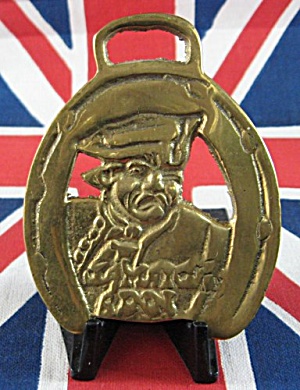 Horse Brass England Jamaica Inn Cornwall Pirate Vintage Souvenir Pub (Image1)