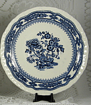 Masons Manchu Saucer Blue Transferware 1940s Ironstone (Image1)