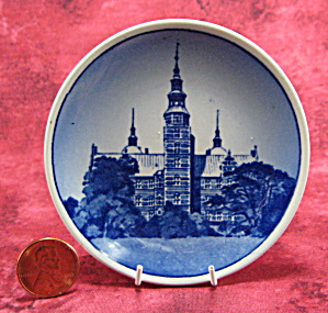 Royal Copenhagen Plate Dish Denmark Rosenborg Plaquette Vintage (Image1)