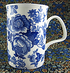 Blue Victorian Mug Roy Kirkham Henley Collection Bone China (Image1)