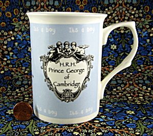 Mug Prince George Birth William Kate Adderley English Bone China (Image1)