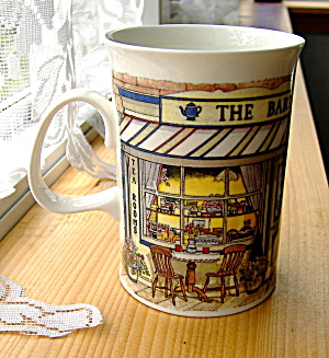 Dunoon Bartrim Tea Room Mug Richard Partis Village Stores Series (Image1)