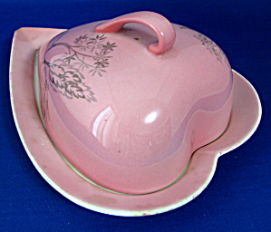 Royal Winton Pink Heart Shape Cheese Wedge Georgia (Image1)