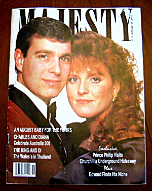 UK Majesty Magazine Andrew And Sarah Cover Mar 1988 (Image1)