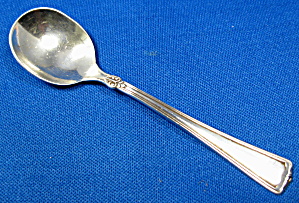 Sterling Silver Mustard Spoon Master Salt Webster USA (Image1)