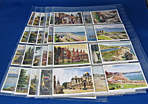 Cigarette Cards Set of 48 Holidays In Britain Churchman (Image1)