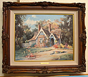 Marty Bell Print Laverstoke Lodge Artist Signed 1993 Double Signed (Image1)