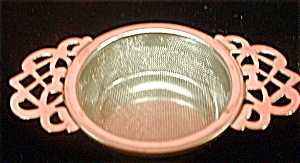 Tea Strainer & Bowl Tin & Mesh Two Piece (Image2)