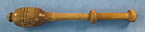 Antique Lace Bobbin Turned Treen Fruitwood England (Image1)