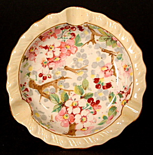 Shelley England Maytime Chintz Ashtray Yellow Trim (Image1)