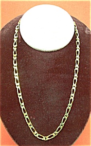 Vintage Monet Gold Large Link Necklace (Image1)