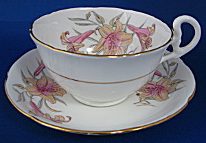 Royal Grafton Cup And Saucer Tiger Lillies Bone China (Image1)