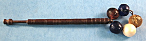Antique Lace Bobbin Turned Treen Beads Spangles (Image1)