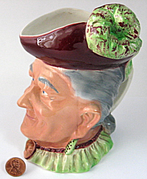 Toby Character Jug Burlington Shaw Old Lady England (Image1)